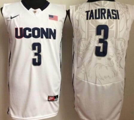 Diana Taurasi Jersey #3 Uconn Huskies NCAA Basketball White