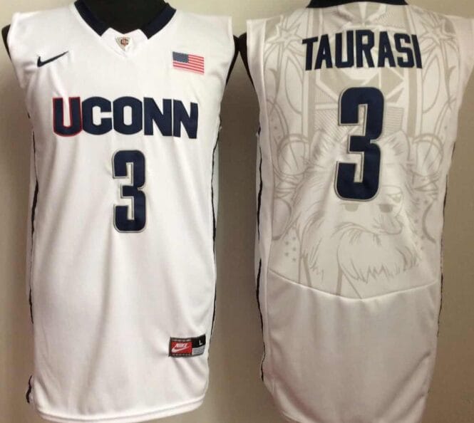 Diana Taurasi Jersey #3 Uconn Huskies NCAA Basketball White