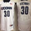 Breanna Stewart Jersey #30 Uconn Huskies NCAA Basketball White