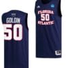 Vladislav Goldin Jersey #50 FAU Owls College Basketball 2023 NCAA March Madness Navy