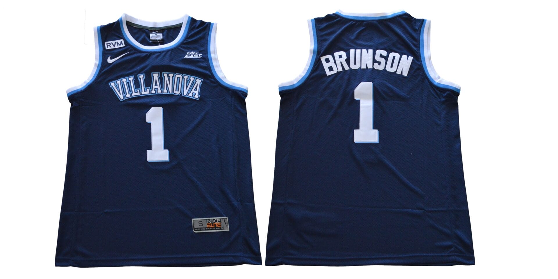 Jalen Brunson Jersey #1 Villanova Wildcats NCAA Basketball Dark Blue
