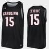 Wildens Leveque Jersey #15 South Carolina Gamecocks College Basketball Black Replica