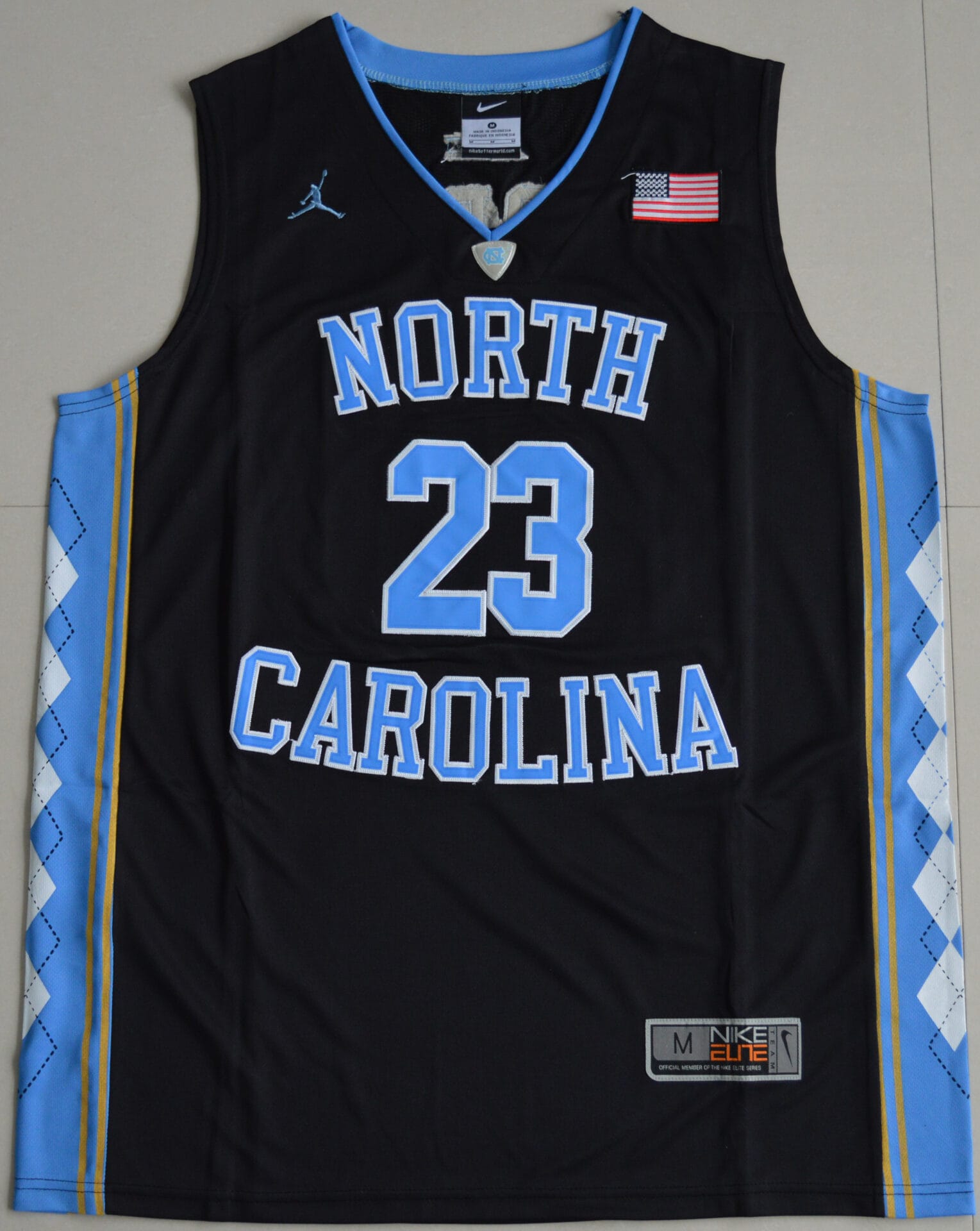 Michael Jordan Jersey #23 North Carolina Tar Heels NCAA Basketball Black