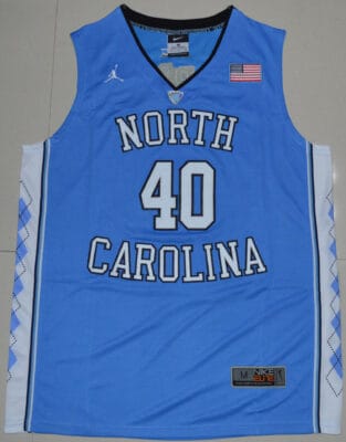 Harrison Barnes Jersey #40 North Carolina Tar Heels NCAA Basketball Blue