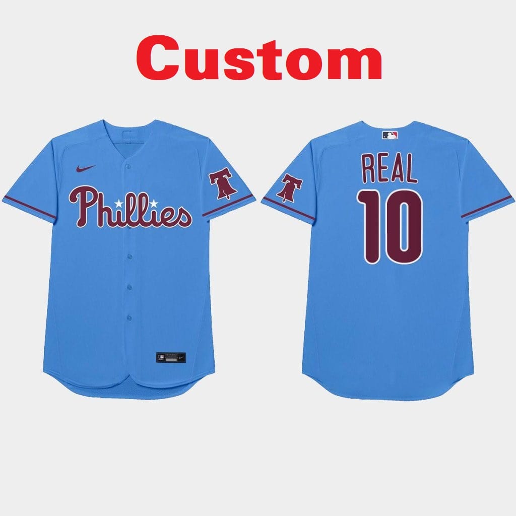 Custom Philadelphia Phillies Baseball Jersey Name and Number All Colors Available - Image 16