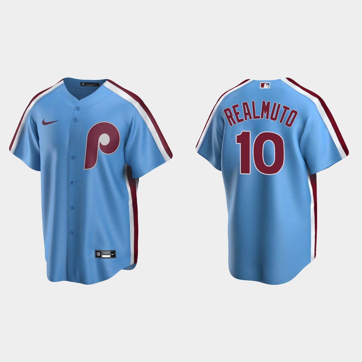 Philadelphia Phillies #10 J.T. Realmuto Baseball Jersey Available All Colors - Image 7