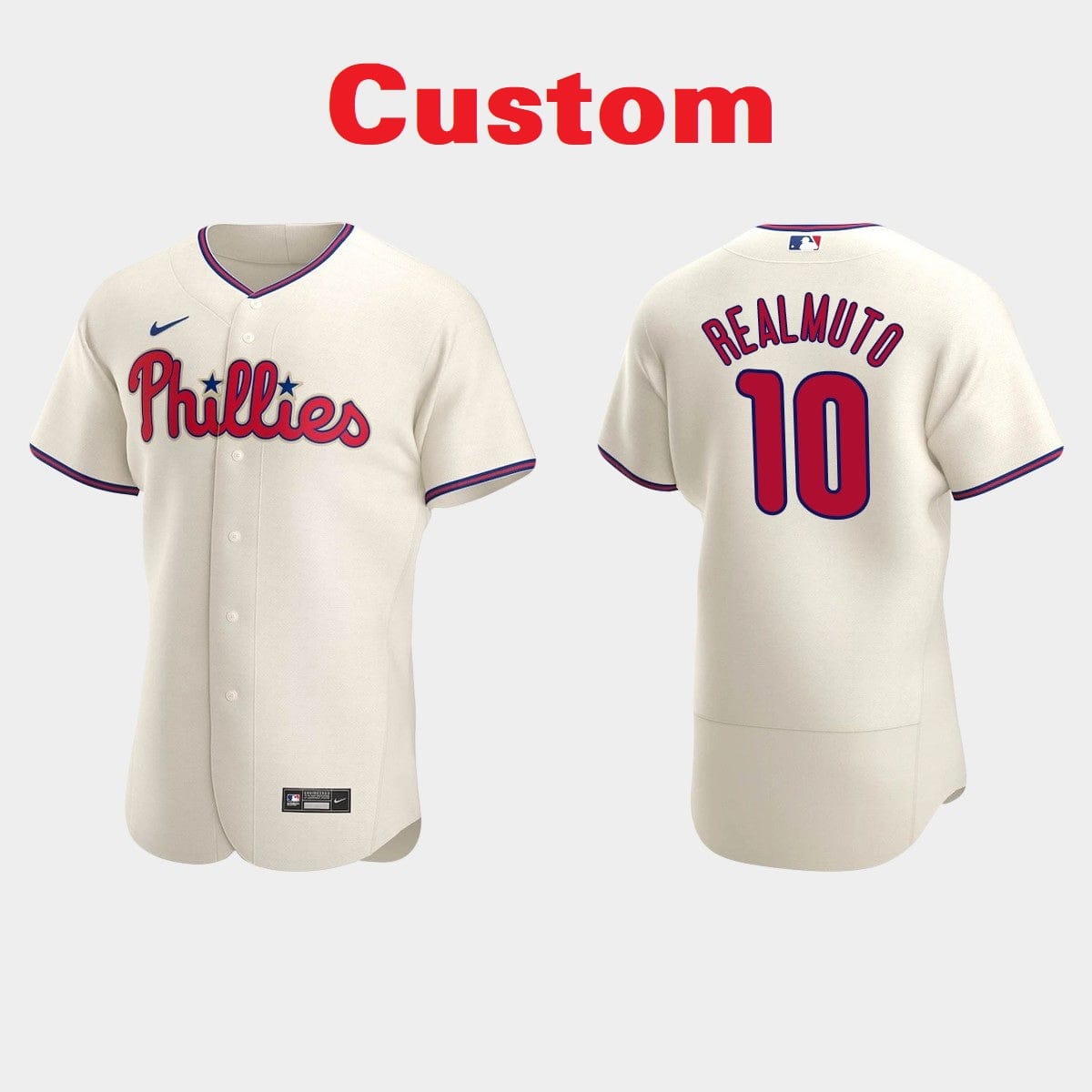 Custom Philadelphia Phillies Baseball Jersey Name and Number All Colors Available - Image 14