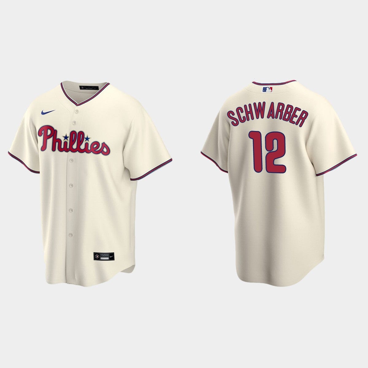 Philadelphia Phillies #12 Kyle Schwarber Baseball Jersey All Colors Available - Image 9