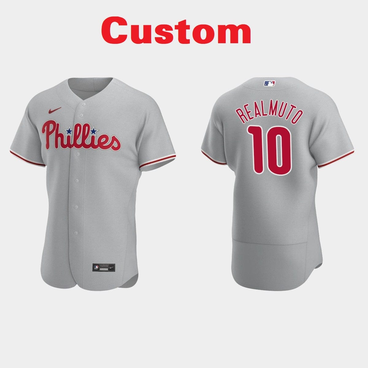 Custom Philadelphia Phillies Baseball Jersey Name and Number All Colors Available - Image 12
