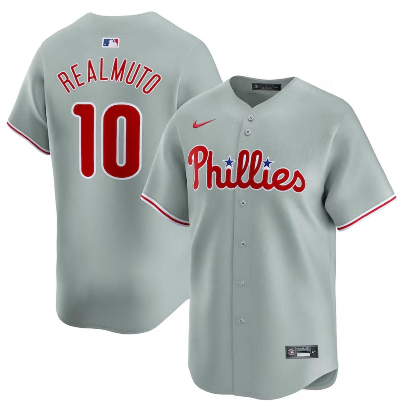 Philadelphia Phillies #10 J.T. Realmuto Baseball Jersey Available All Colors - Image 17