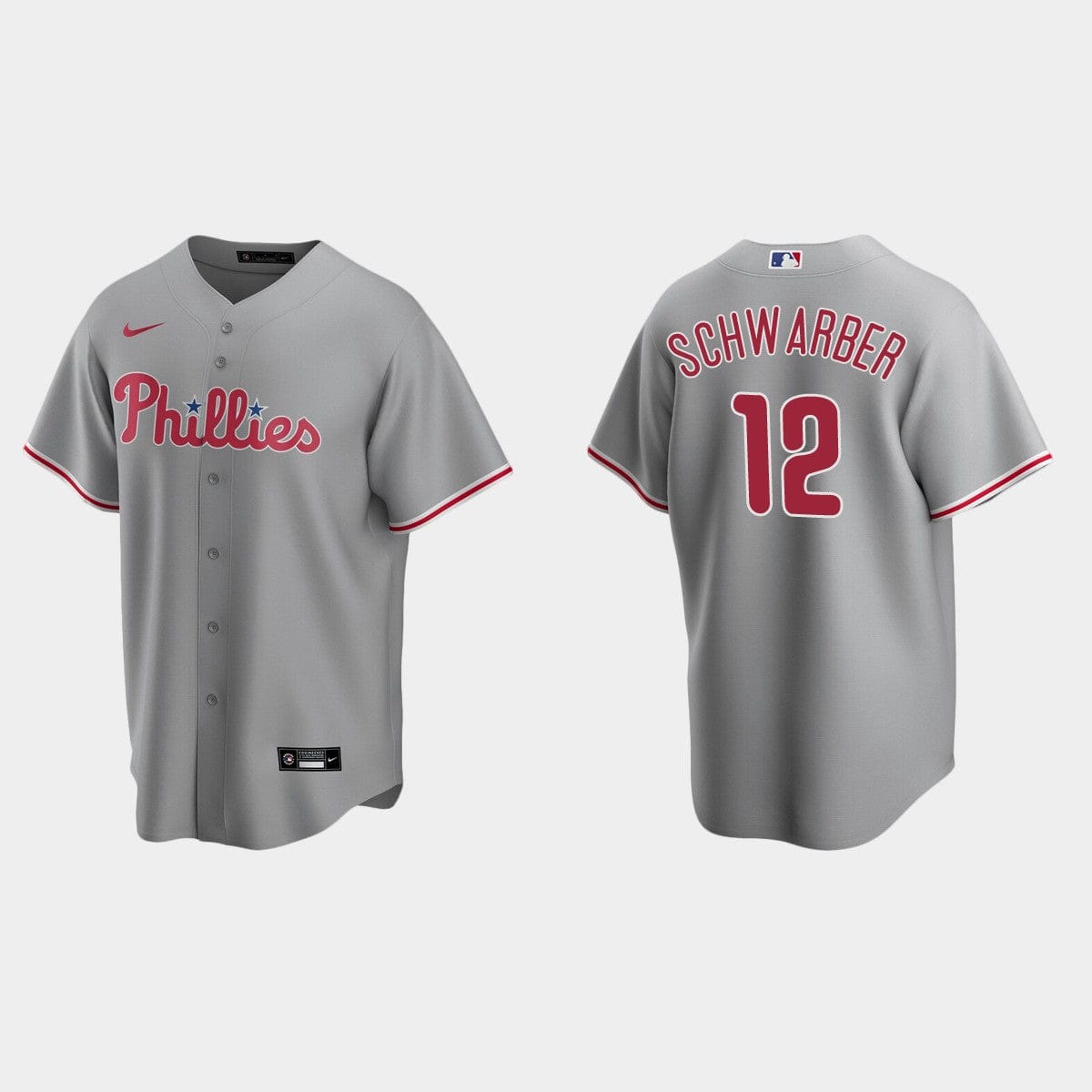 Philadelphia Phillies #12 Kyle Schwarber Baseball Jersey All Colors Available - Image 7