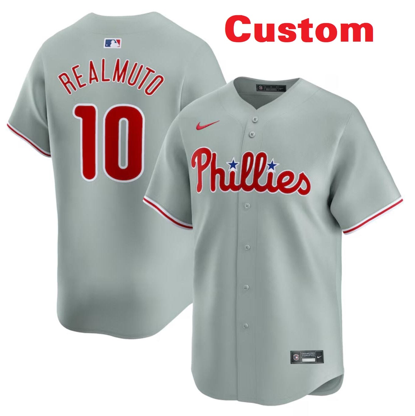 Custom Philadelphia Phillies Baseball Jersey Name and Number All Colors Available - Image 11