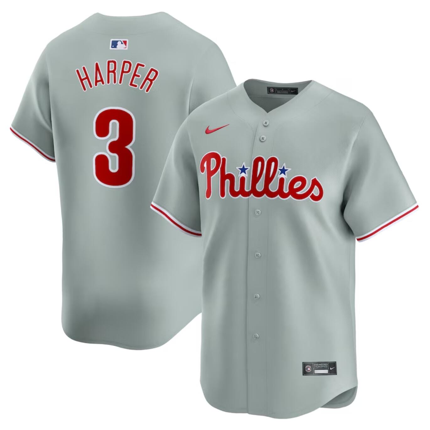 Philadelphia Phillies #3 Bryce Harper Baseball Jersey - Image 11