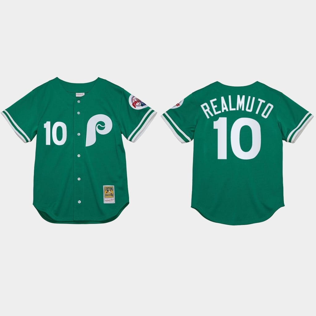 Philadelphia Phillies #10 J.T. Realmuto Baseball Jersey Available All Colors - Image 16