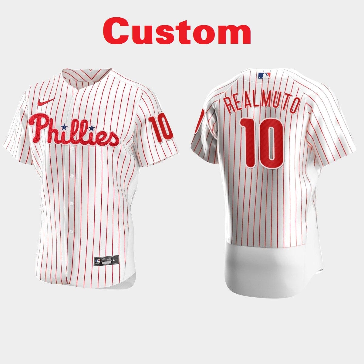 Custom Philadelphia Phillies Baseball Jersey Name and Number All Colors Available - Image 3