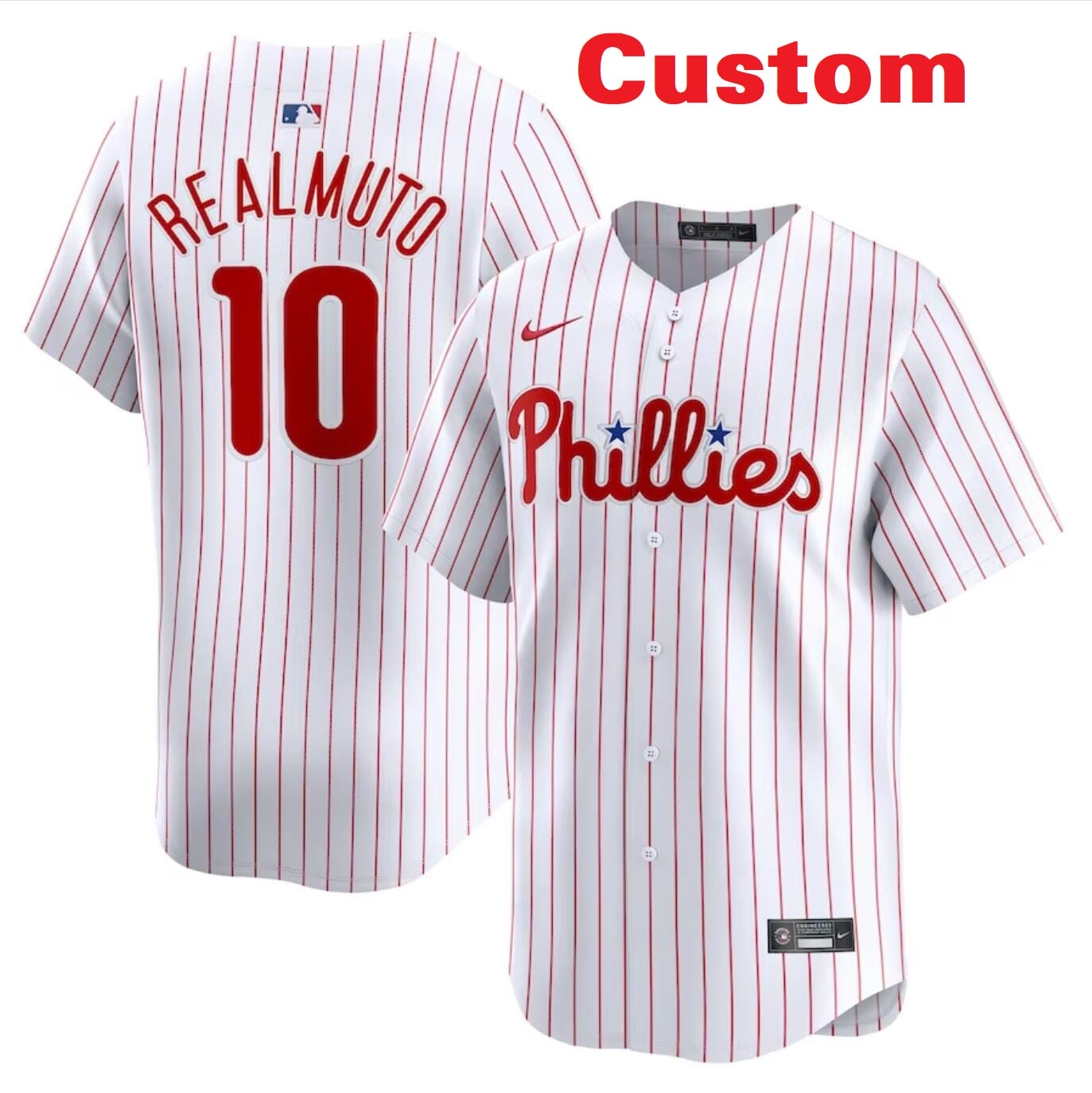Custom Philadelphia Phillies Baseball Jersey Name and Number All Colors Available - Image 5