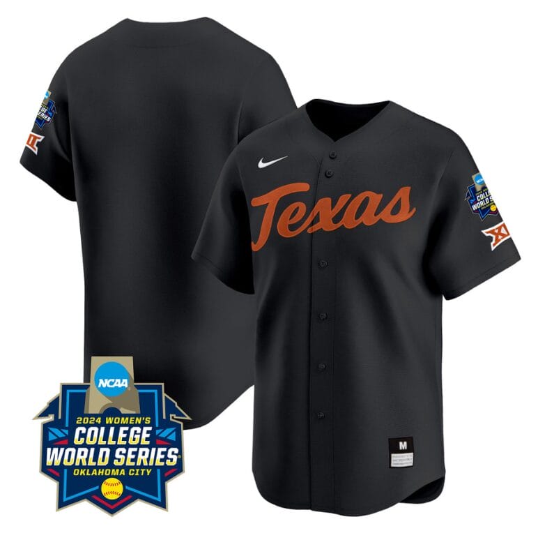 Texas AM Aggies Team Jersey 2024 College World Series Patch Vapor Premier Limited NCAA Baseball Stitched Black