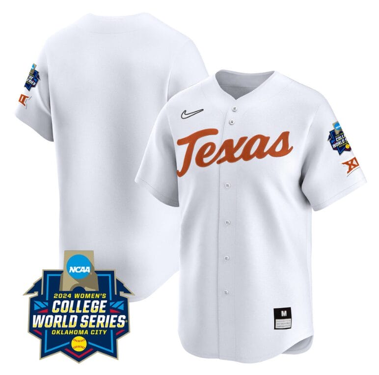Texas AM Aggies Team Jersey 2024 College World Series Patch Vapor Premier Limited NCAA Baseball Stitched White