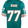 AJ Duhe Jersey Miami Dolphins Custom Throwback Football