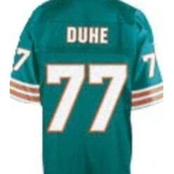 AJ Duhe Jersey Miami Dolphins Custom Throwback Football