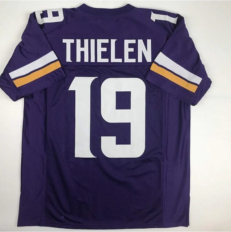 Adam Thielen Jersey Minnesota Vikings Custom Custom Throwback Football