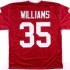 Aeneas Williams Jersey Arizona Cardinals Custom Throwback Football Red