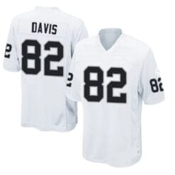 Al Davis Jersey Oakland Raiders Custom Throwback Football White