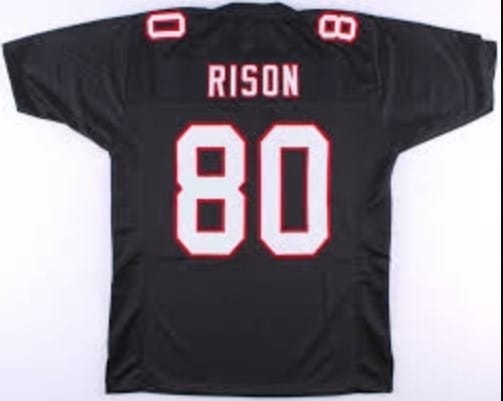Andre Rison Jersey Atlanta Falcons Custom Throwback Football Black