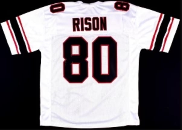 Andre Rison Jersey Atlanta Falcons Custom Throwback Football White