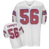 Andre Tippett Jersey New England Patriots Custom Throwback Football White