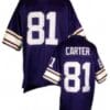 Anthony Carter Jersey Minnesota Vikings Custom Throwback Football Purple