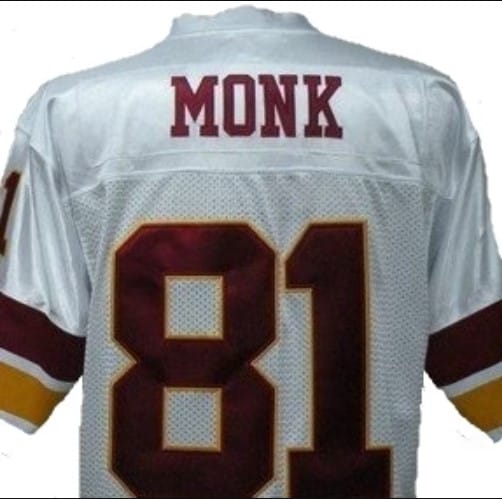 Art Monk Jersey Washington Redskins Custom Throwback Football White