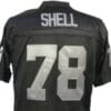Art Shell Jersey Oakland Raiders Custom Throwback Football Black