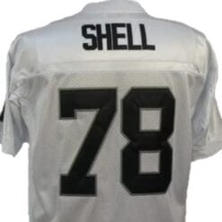 Art Shell Jersey Oakland Raiders Custom Throwback Football White