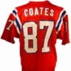 Ben Coates Jersey New England Patriots Custom Throwback Football Red