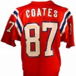 Ben Coates Jersey New England Patriots Custom Throwback Football Red