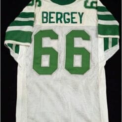Bill Bergey Jersey Philadelphia Eagles Custom Throwback Football White