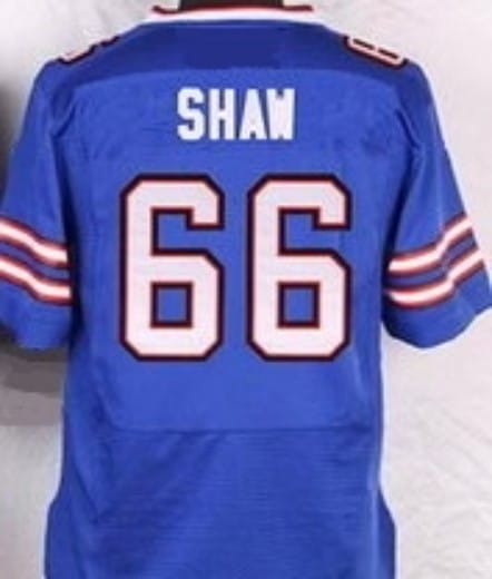 Billy Shaw Jersey Buffalo Bills Custom Throwback Football Blue