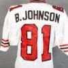 Billy White Shoes Johnson Jersey Atlanta Falcons Custom Throwback Football