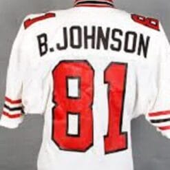 Billy White Shoes Johnson Jersey Atlanta Falcons Custom Throwback Football