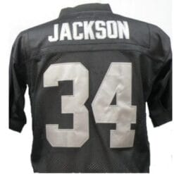 Bo Jackson Jersey Oakland Raiders Custom Throwback Football Black