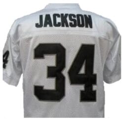 Bo Jackson Jersey Oakland Raiders Custom Throwback Football White