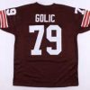 Bob Golic Jersey Cleveland Browns Custom Throwback Football Brown