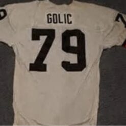 Bob Golic Jersey Cleveland Browns Custom Throwback Football White