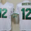 Bob Griese Jersey Miami Dolphins Custom Throwback Football White