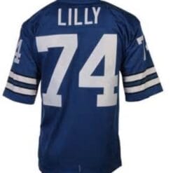 Bob Lilly Jersey Dallas Cowboys Custom Throwback Football Blue