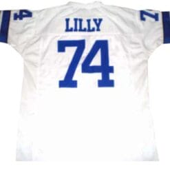 Bob Lilly Jersey Dallas Cowboys Custom Throwback Football White