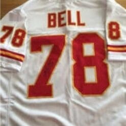 Bobby Bell Jersey Kansas City Chiefs Custom Throwback Football White