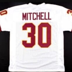 Bobby Mitchell Jersey Washington Redskins Custom Throwback Football White
