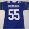 Brian Bosworth Jersey Seattle Seahawks Custom Throwback Football Blue